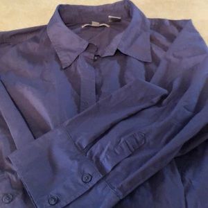 Nice hardly worn purple Medina cotton blouse